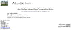 Desktop Screenshot of hallelandscape.com